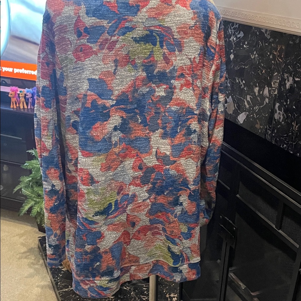 Ruby Rd. Multicolor Floral Sweatshirt - Picture 12 of 12